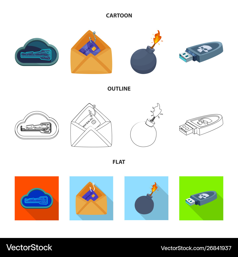 Design virus and secure symbol set Design virus and secure symbol set vector image