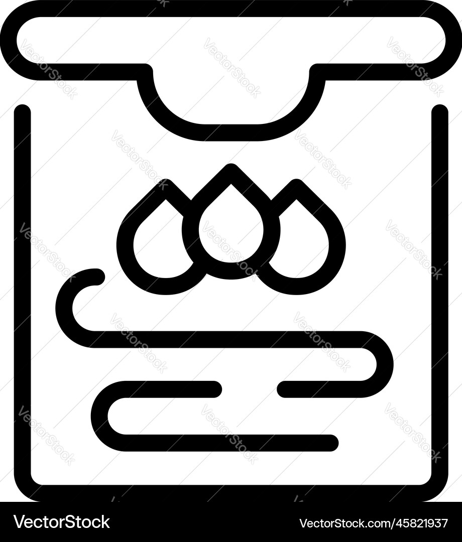 Dropper plotter machine icon outline Dropper plotter machine icon outline vector image