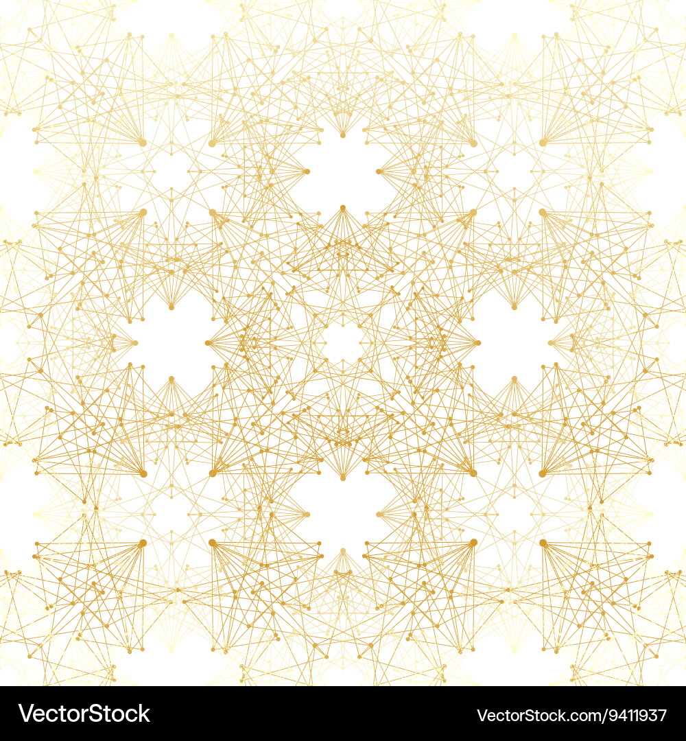 Geometric abstract background connected line vector image