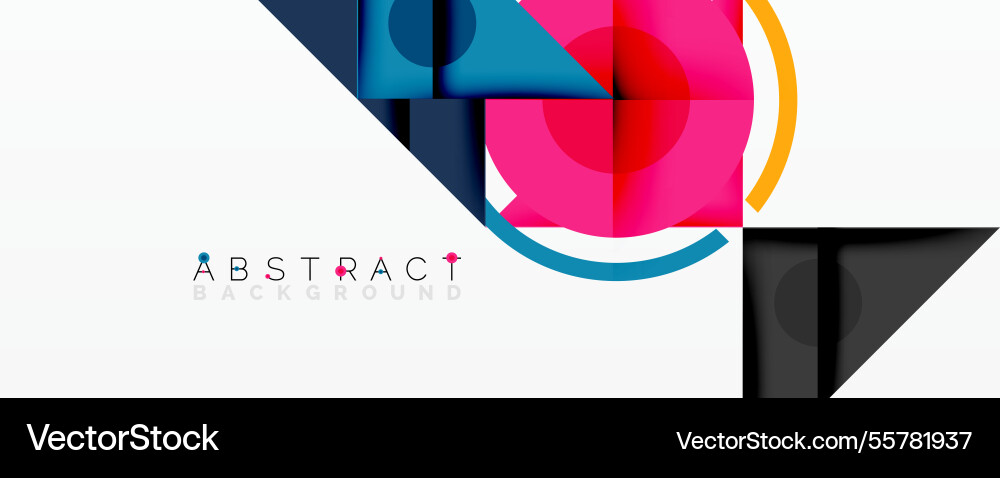 Geometric abstract design with layered triangles Geometric abstract design with layered triangles Vector Image