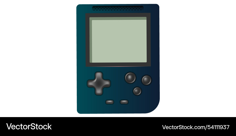 Retro video game controller Retro video game controller vector image