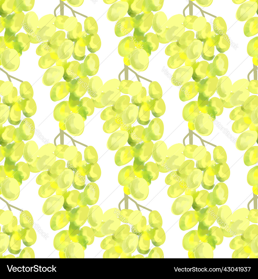 Seamless pattern with i of a green vector image