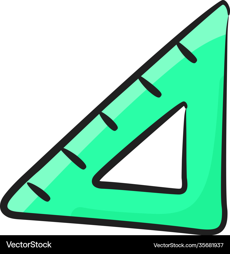 Triangular scale Vector Image