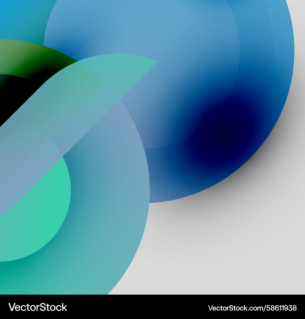 Abstract shapes overlap creating soft gradients Abstract shapes overlap creating soft gradients Vector Image
