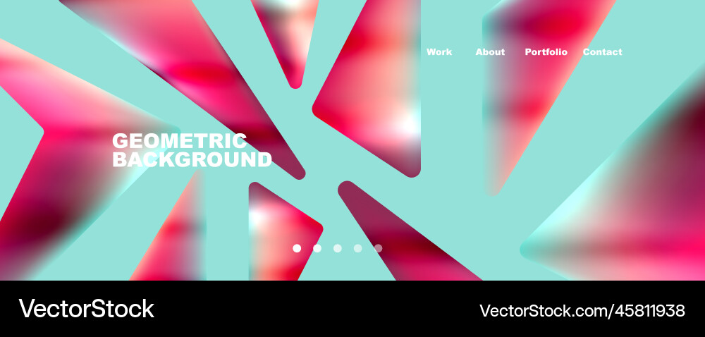 Bright colorful triangular shapes abstract Bright colorful triangular shapes abstract vector image