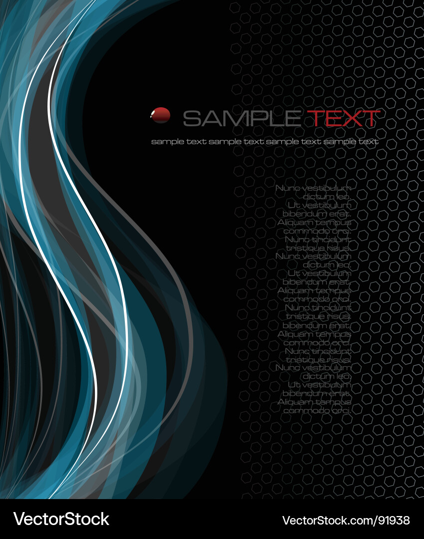 Dynamic Fluid Background vector image