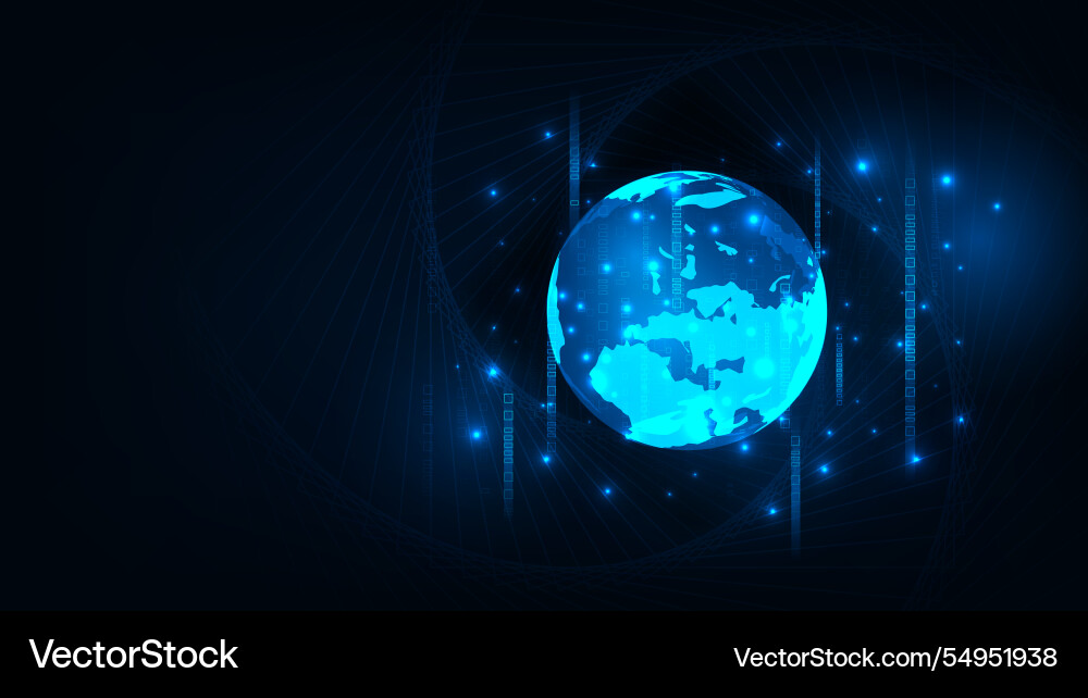 Global network connection concept big data Global network connection concept big data Vector Image
