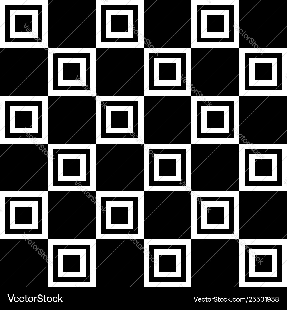 Great contrast black and white squares pattern Great contrast black and white squares pattern vector image