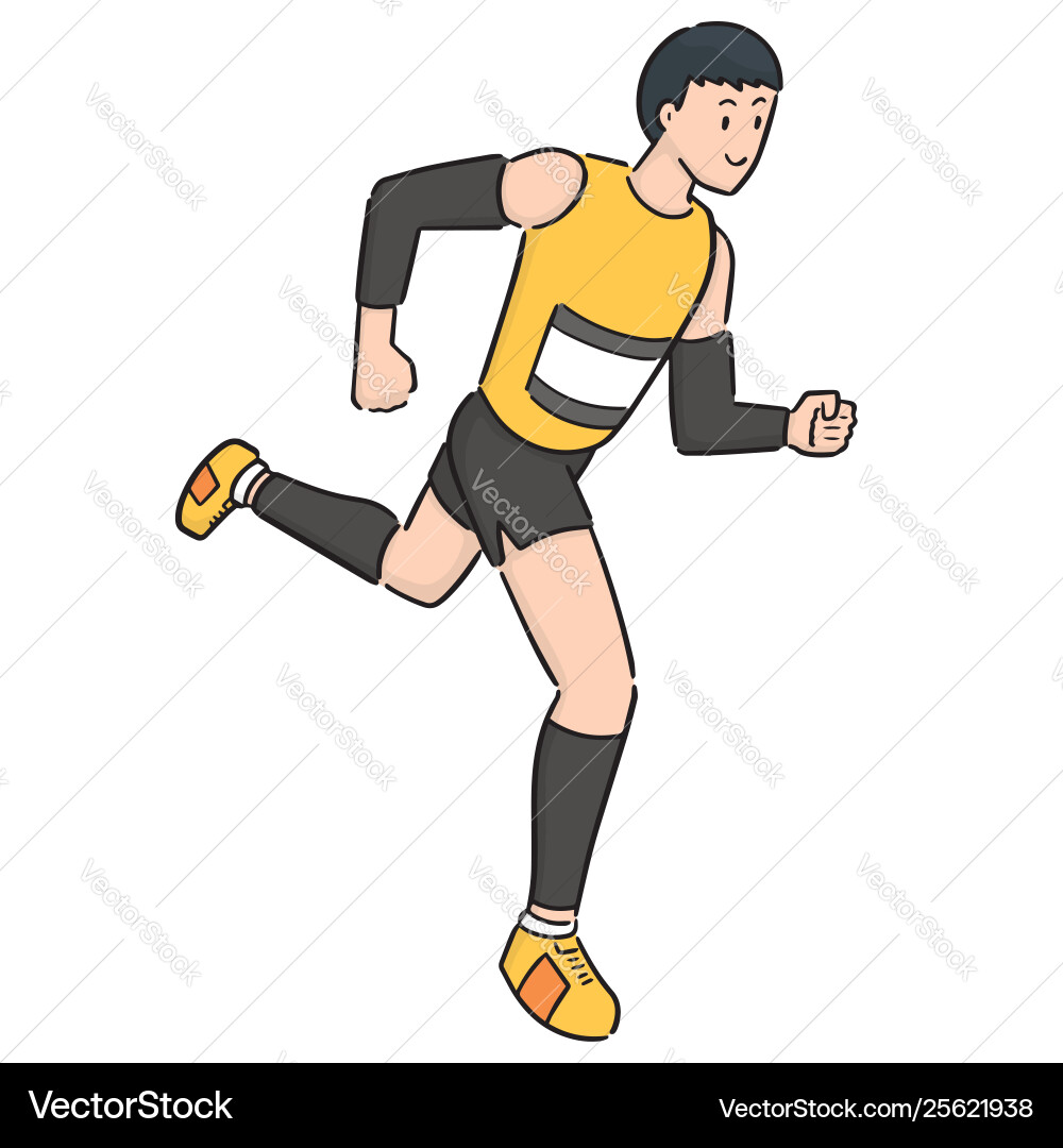 Man running Man running vector image