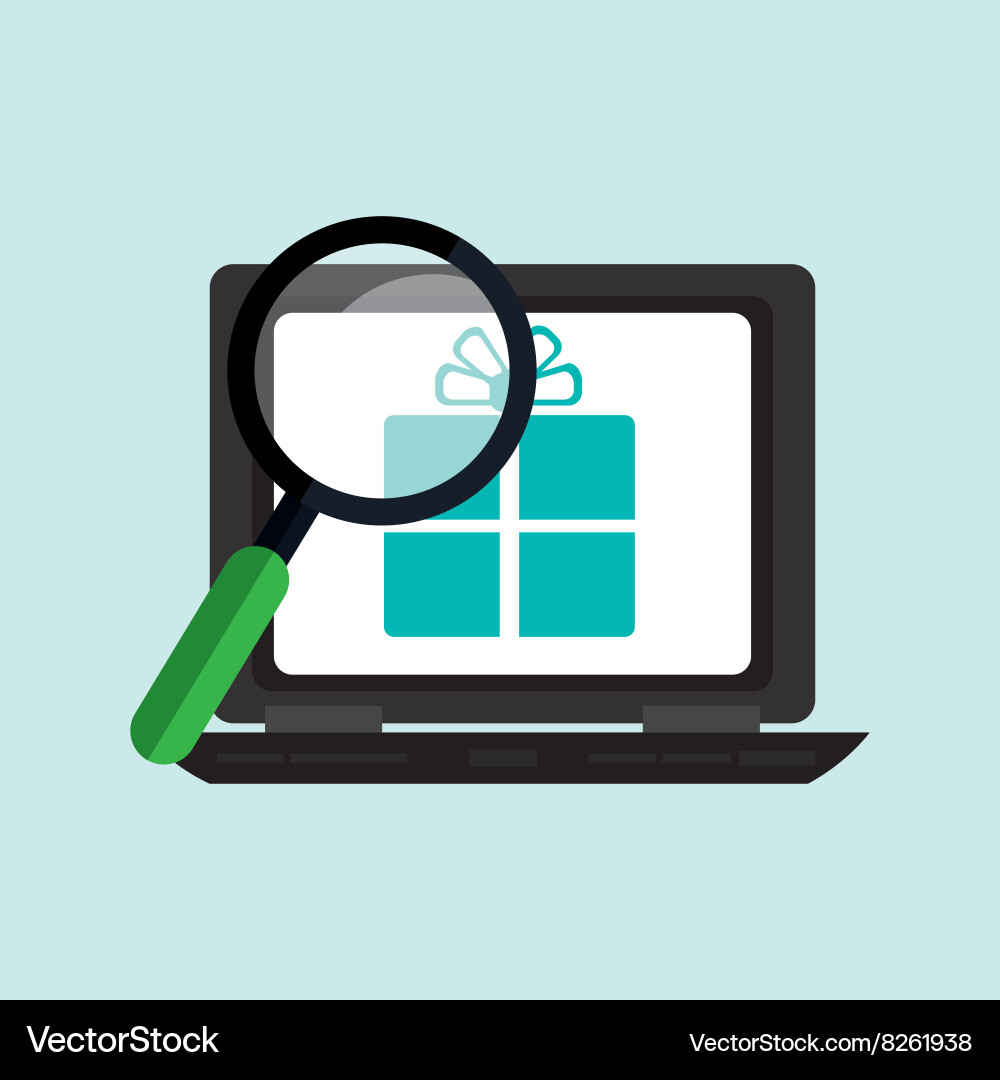 Portable computer design Vector Image