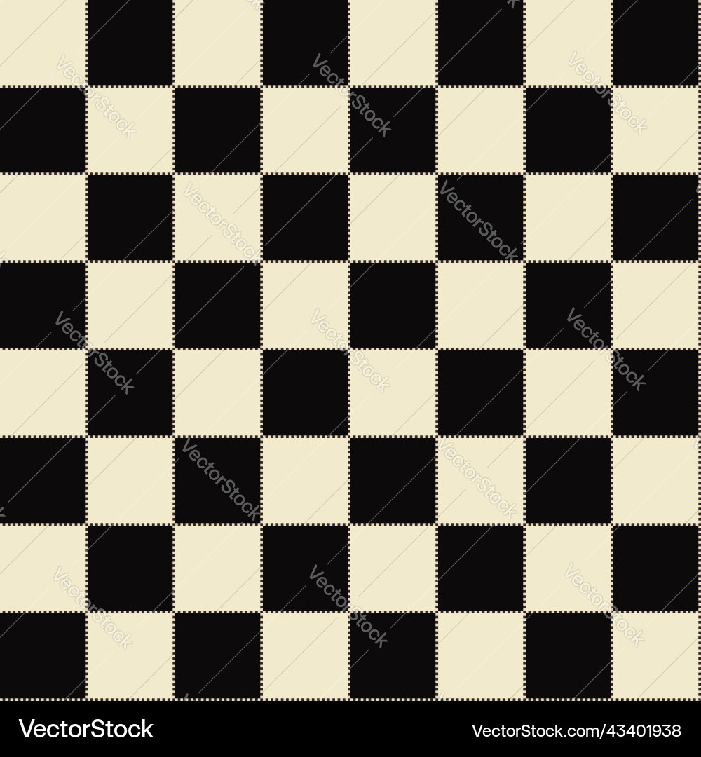 Seamless checkerboard pattern Seamless checkerboard pattern vector image
