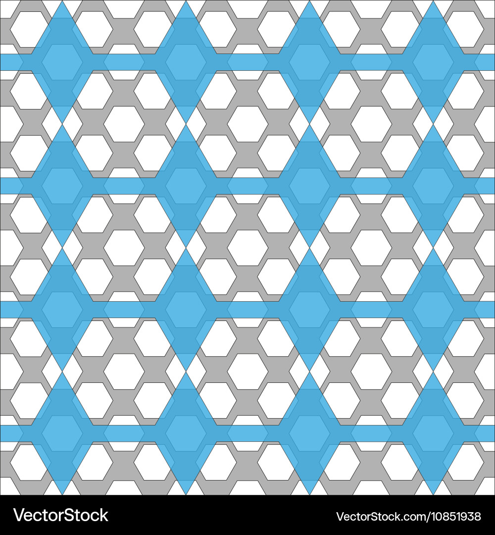 Seamless pattern with geometric shapes vector image
