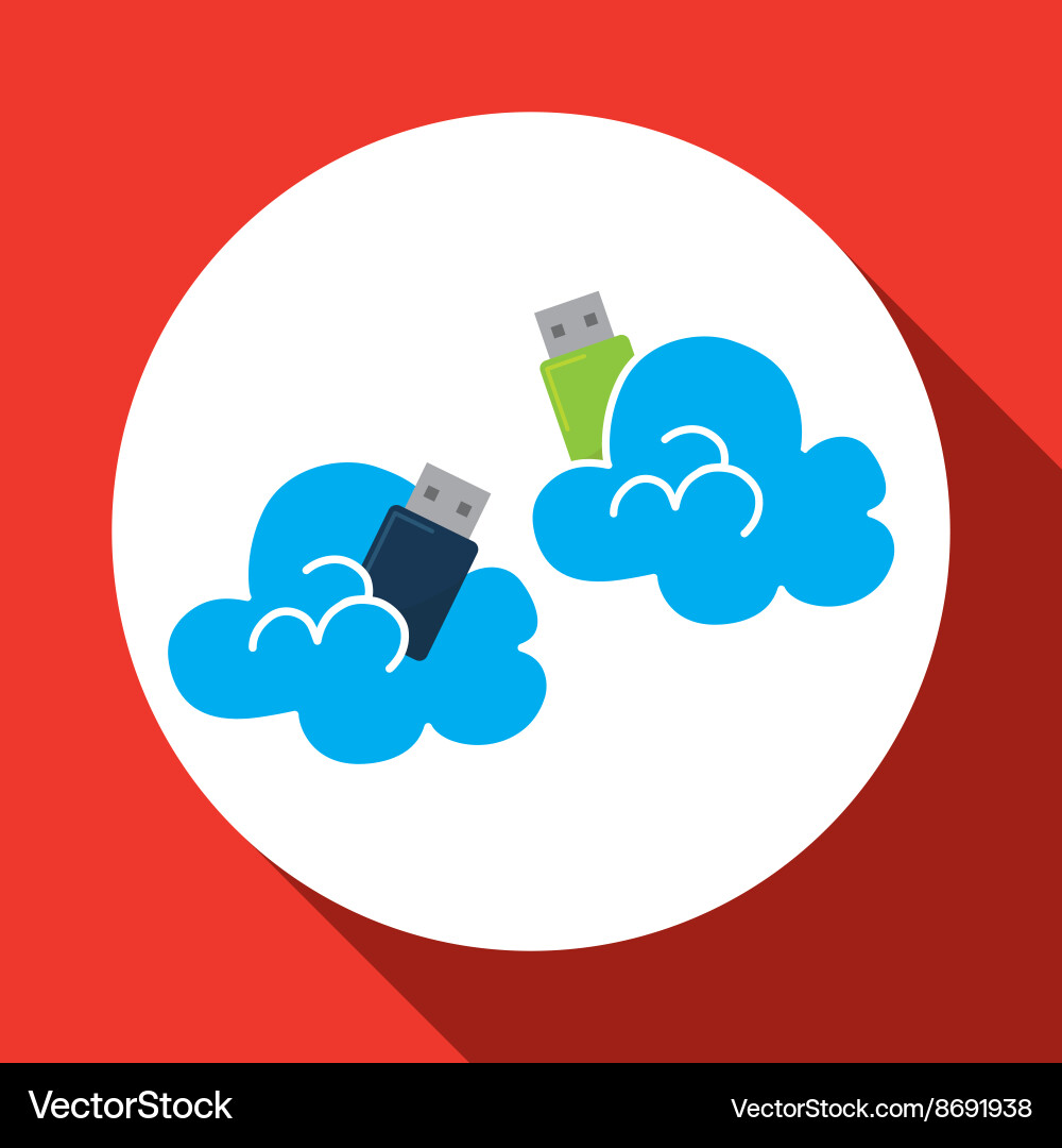 Security system design technology vector image