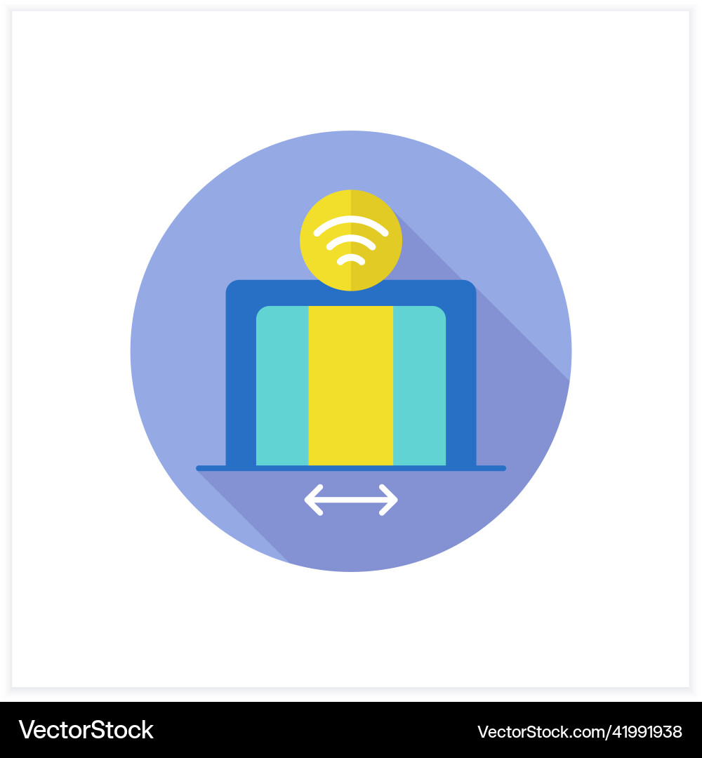 Wireless Elevator Controller Icon Vector Image