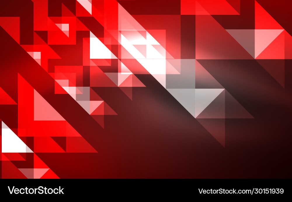 Abstract background mosaic triangle pattern vector image