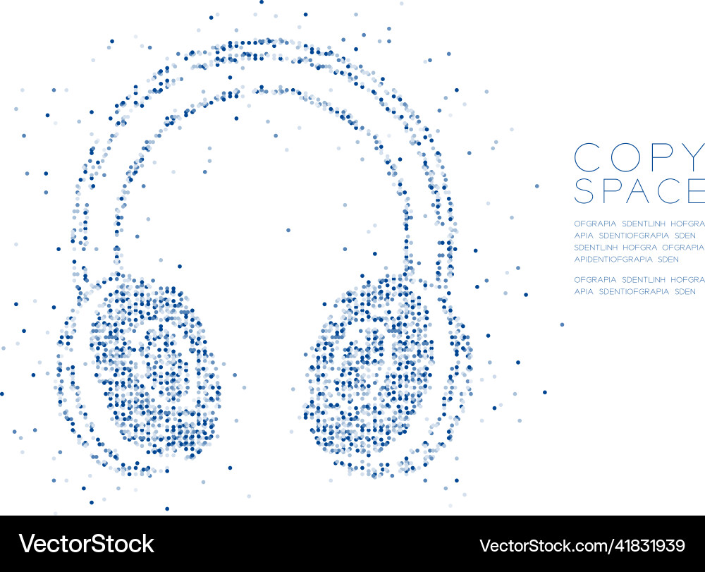 Abstract geometric circle dot pixel pattern Abstract geometric circle dot pixel pattern vector image