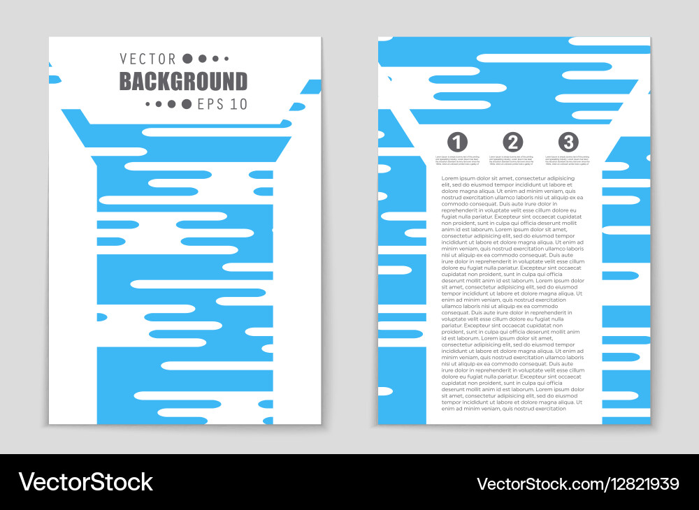 Abstract layout background set for art vector image