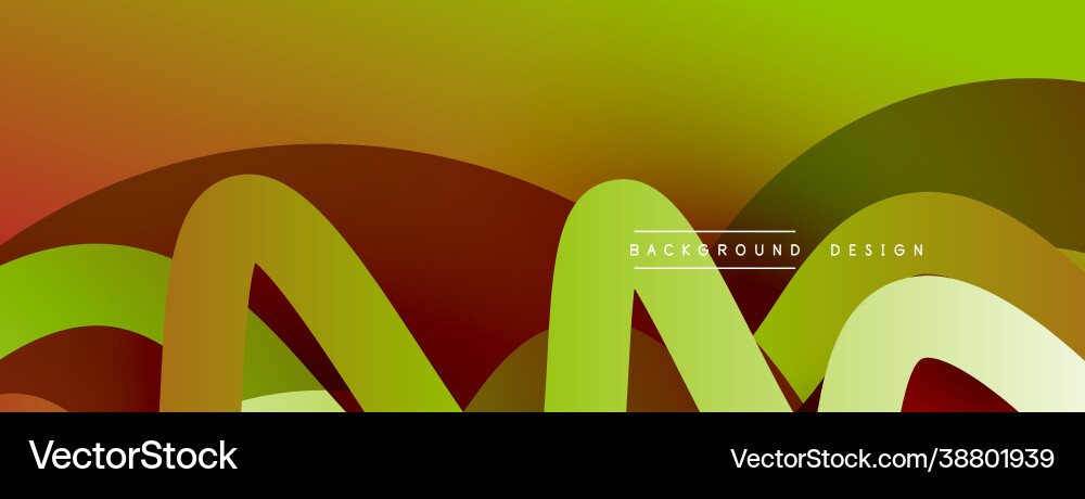 Abstract overlapping lines and circles geometric vector image