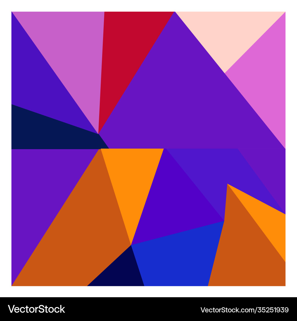 Colorful geometric and curve background pattern Vector Image