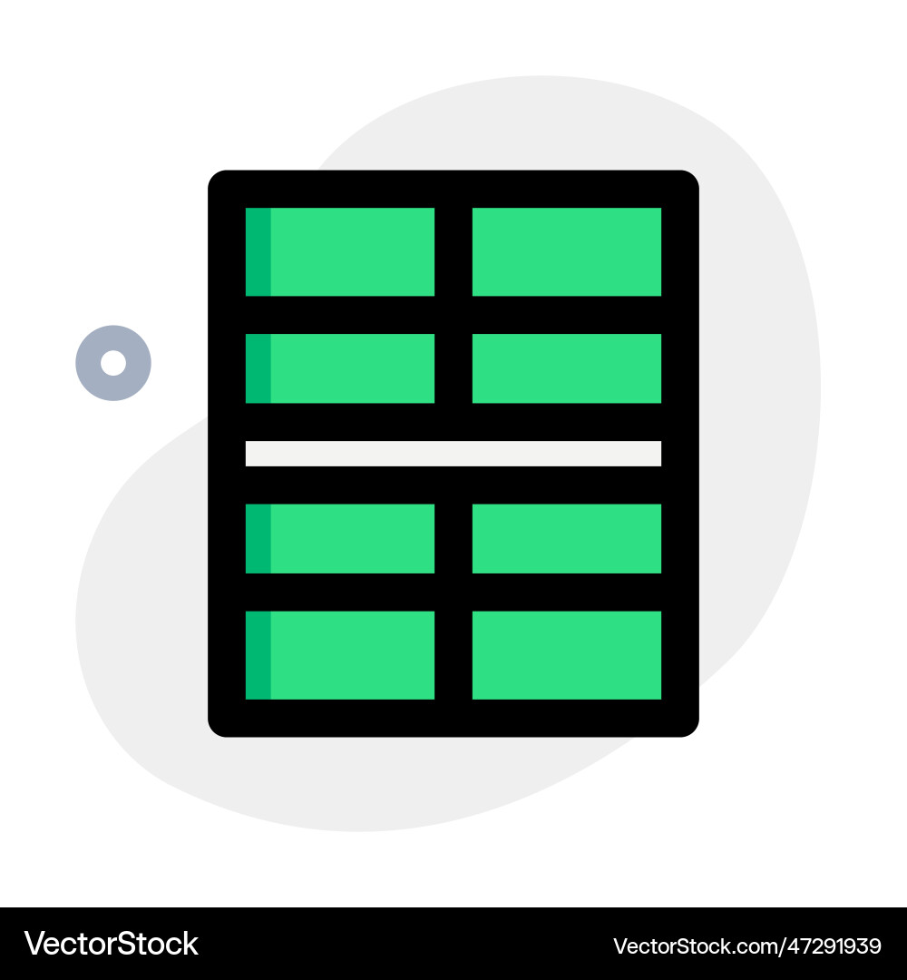 Sash window with vertical moving panels Vector Image