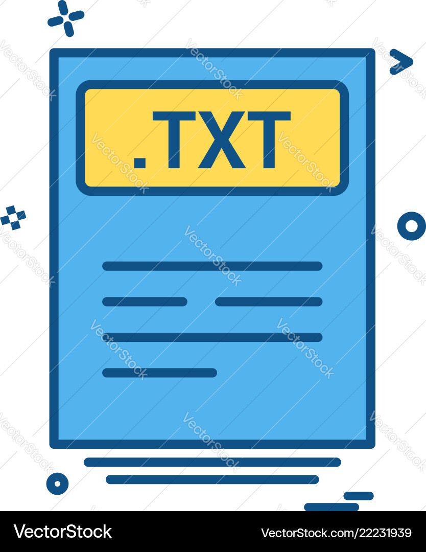 Text File Icon Collection vector image