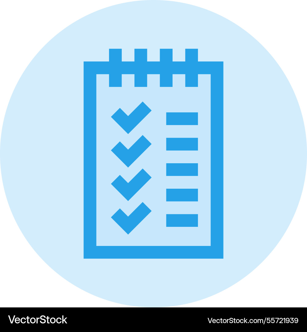 Todo list icon design vector image