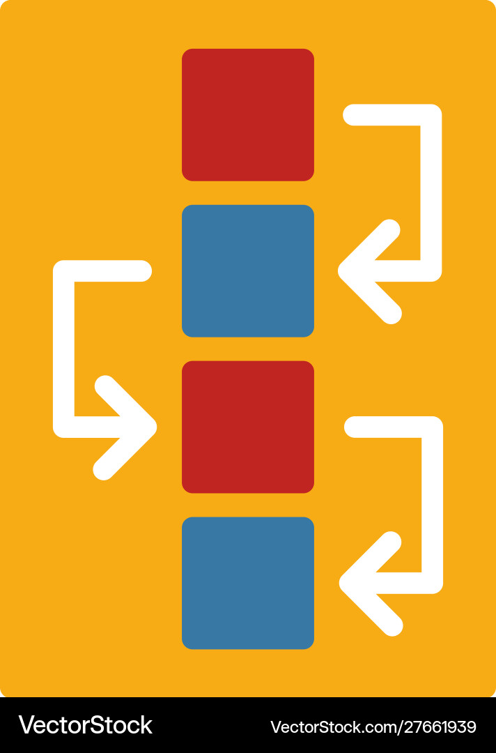 Workflow-Symbol einfaches flaches Element von design ui Workflow-Symbol einfaches flaches Element von design ui vektorbild