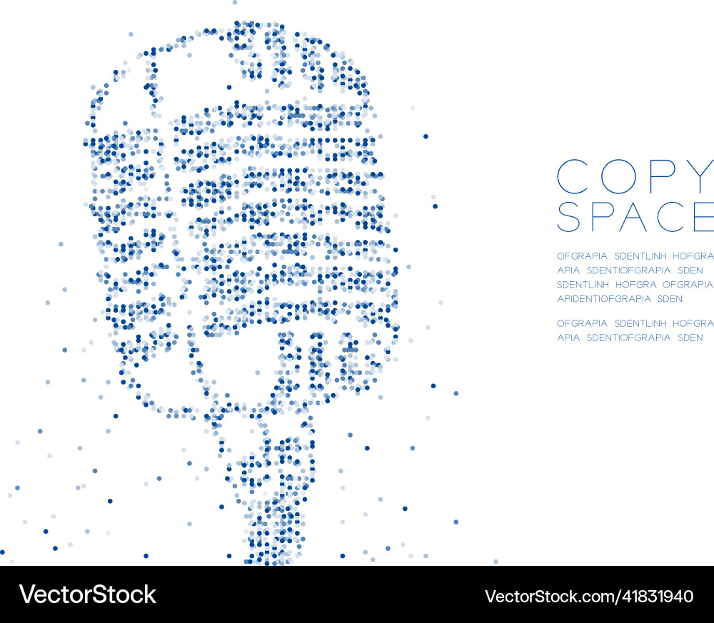 Abstract geometric circle dot pixel pattern Abstract geometric circle dot pixel pattern vector image