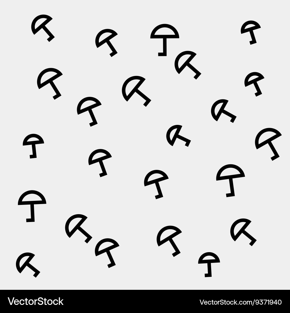 Autumn monochrome simple minimal pattern Vector Image