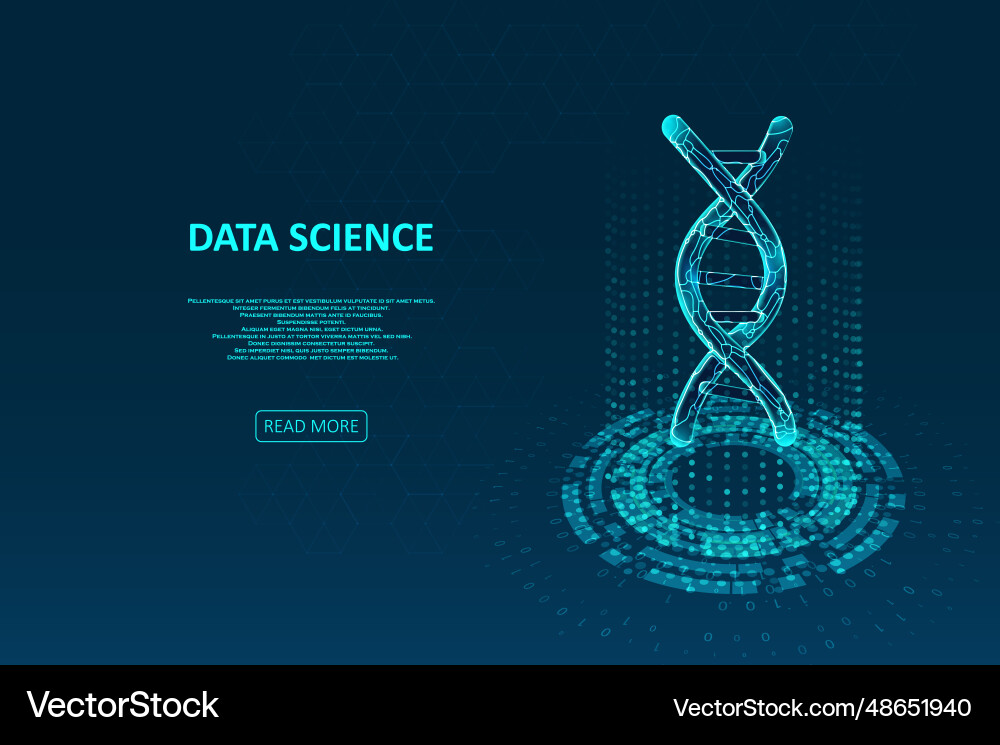 Big genomic data visualization Big genomic data visualization Vector Image