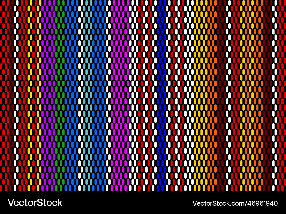 Fabric pattern with multicolored stripes Fabric pattern with multicolored stripes vector image