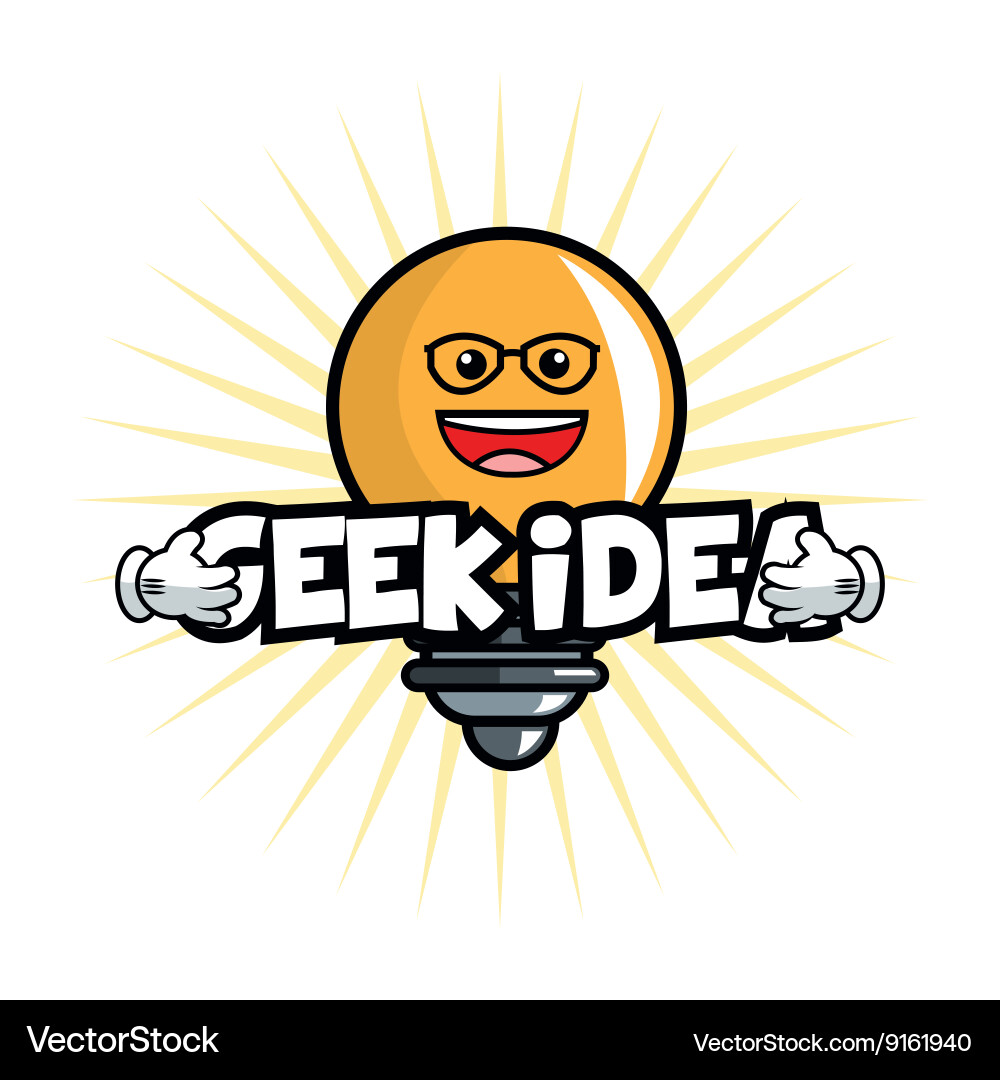 Geek design identity concept Vector Image