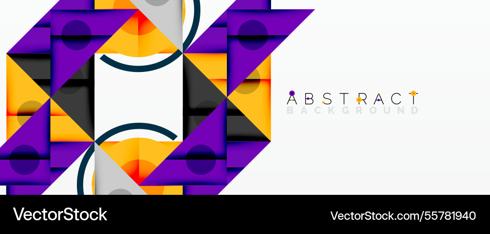 Geometric abstract design with layered triangles Geometric abstract design with layered triangles Vector Image