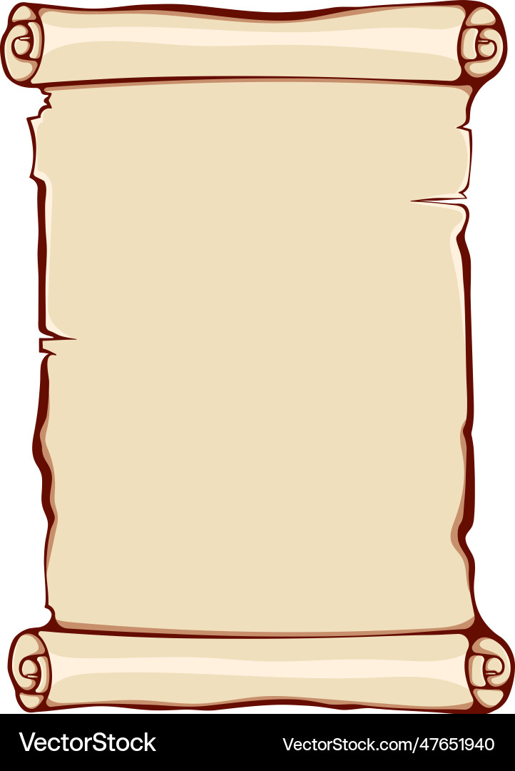 Vertical scroll paper color Vertical scroll paper color Vector Image