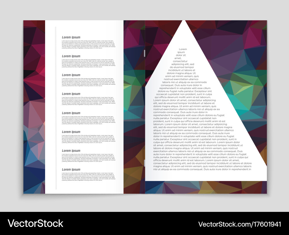 Abstract layout background set for art Vector Image
