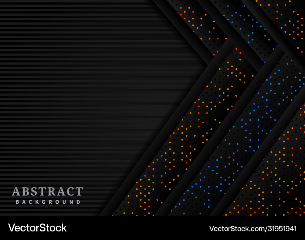 Abstract overlap layer with geometric line shapes Vector Image