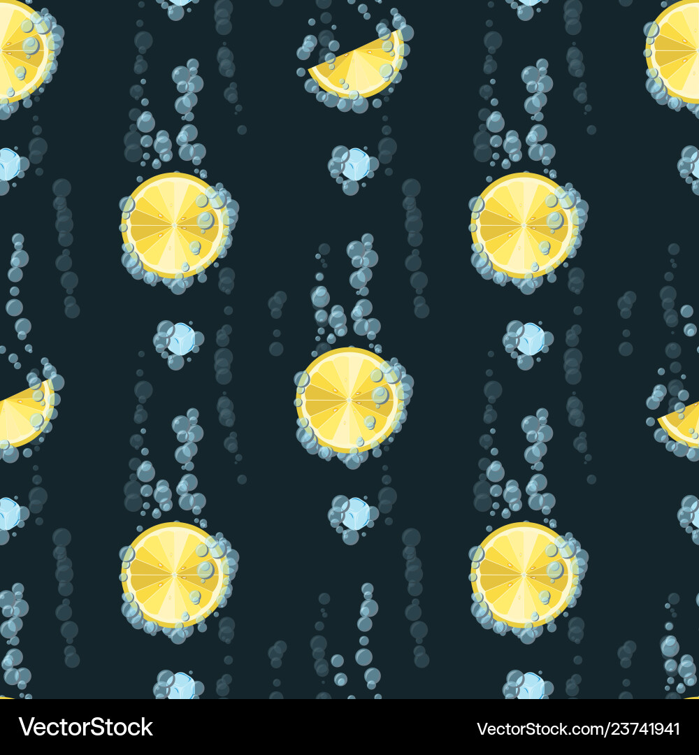 Lemonade print seamless pattern with lemon Lemonade print seamless pattern with lemon Vector Image