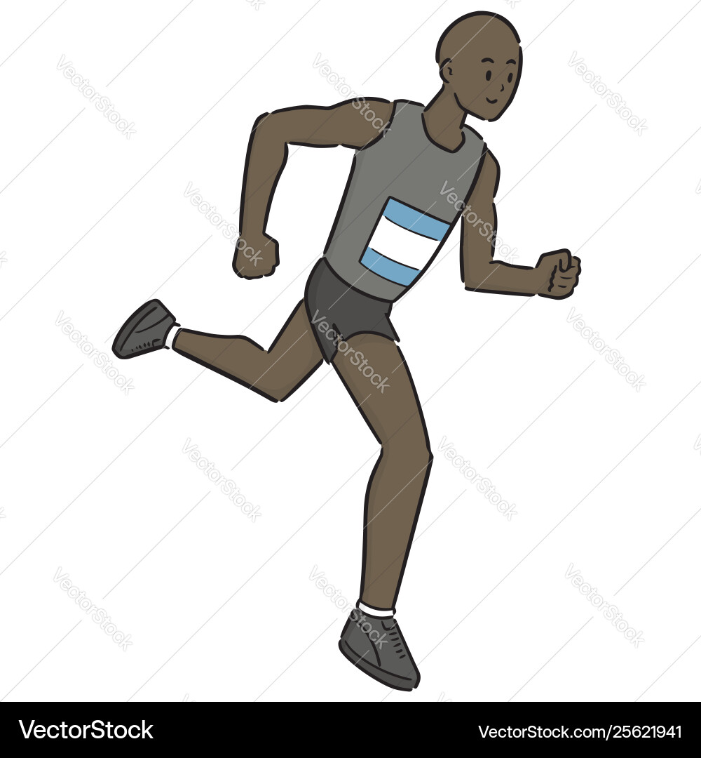Man running Man running vector image
