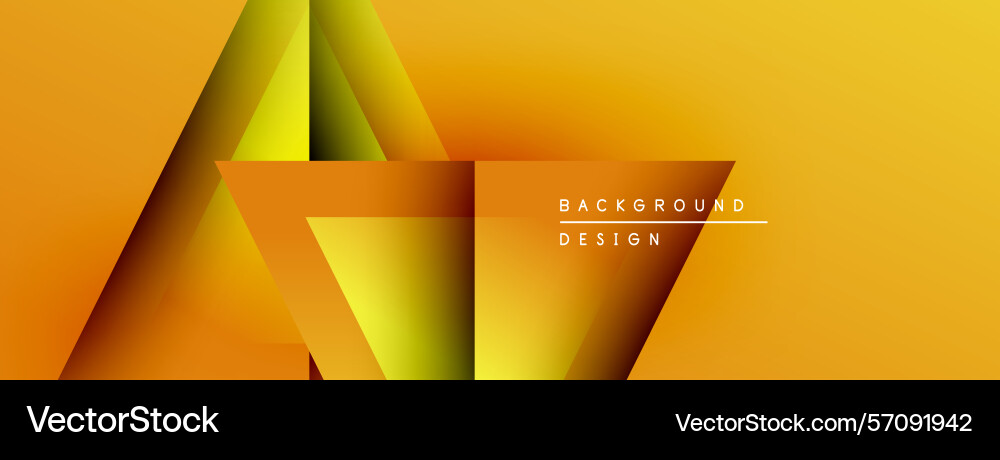 Abstract geometric design overlapping triangles Abstract geometric design overlapping triangles vector image