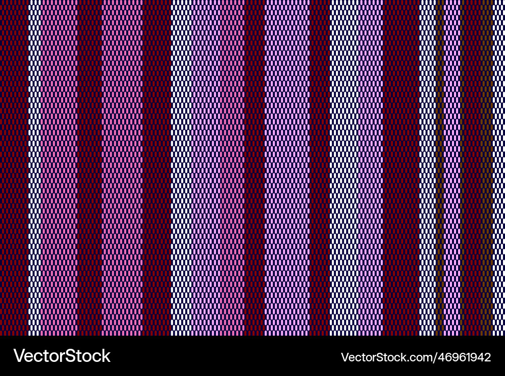 Fabric pattern with multicolored stripes Vector Image