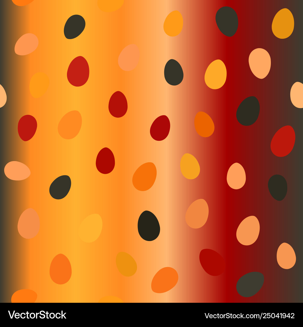 Gradient egg pattern seamless vector image