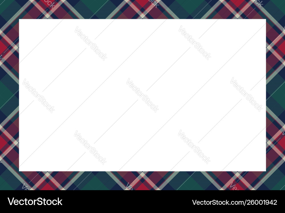 Rectangle borders and frames border pattern vector image