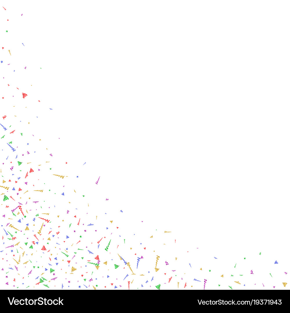 Abstract background with many falling tiny vector image