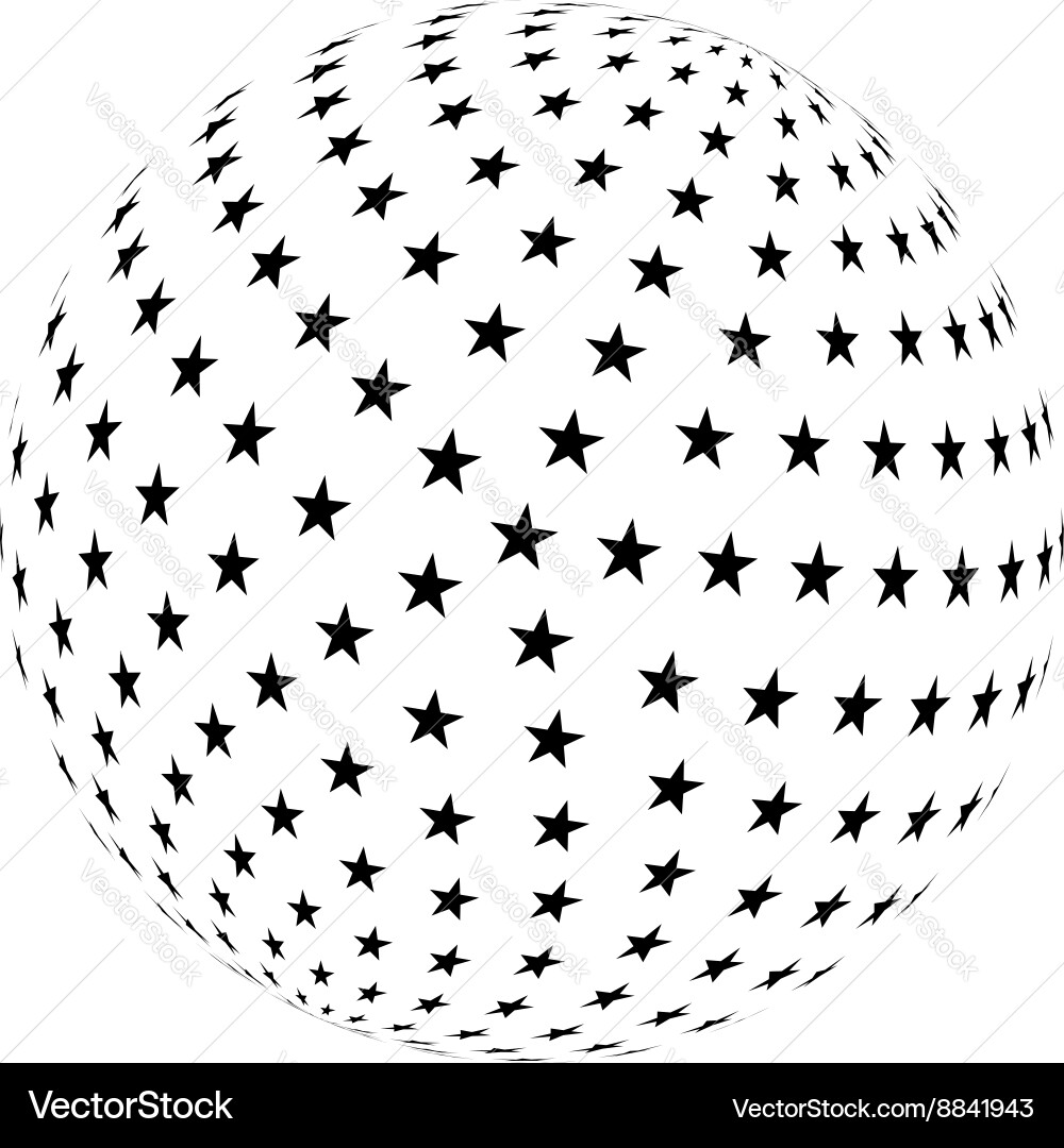 Abstract sphere element Vector Image