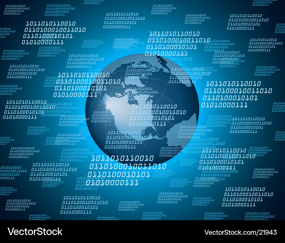 Binary vector image