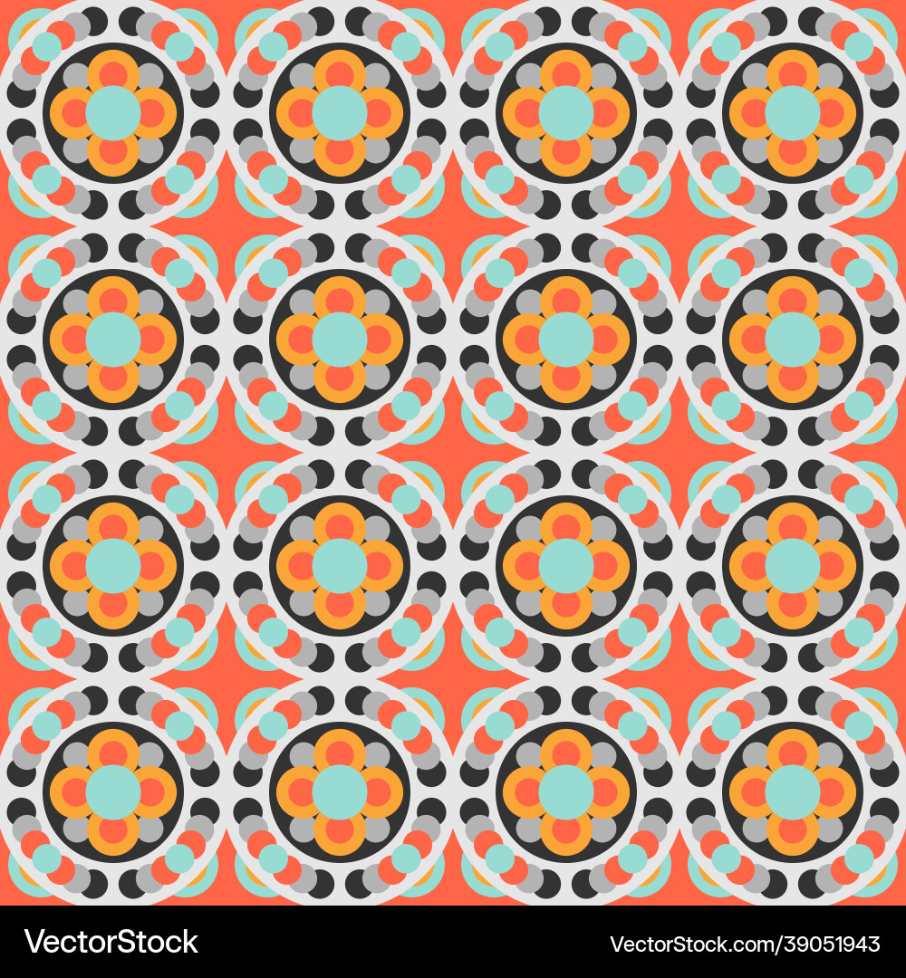 Ceramic tile abstract pattern geometric simple Vector Image