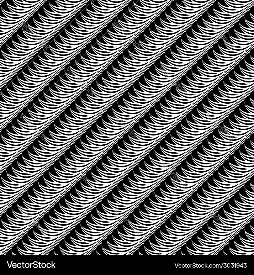 Design seamless monochrome diagonal pattern Vector Image
