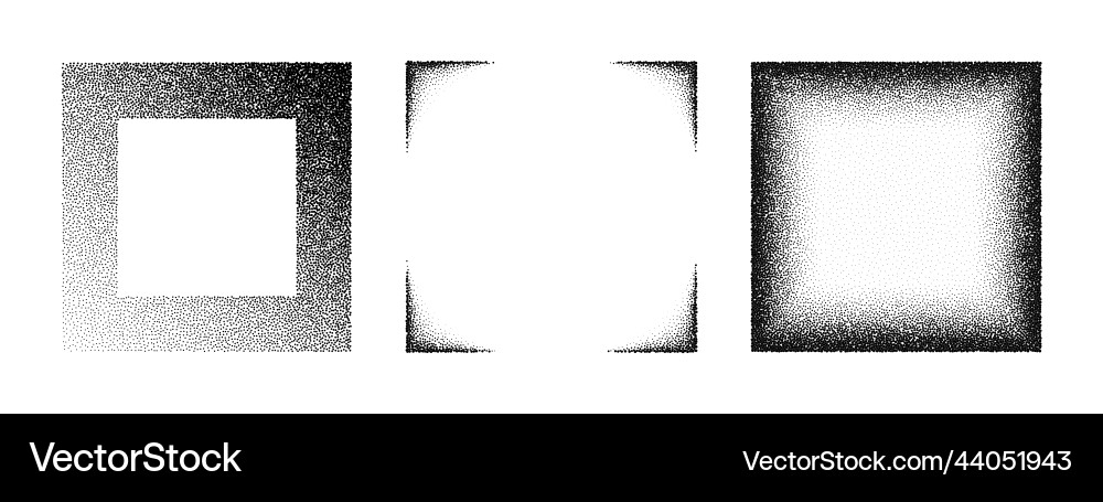 Frames grain pattern background black noise Frames grain pattern background black noise vector image