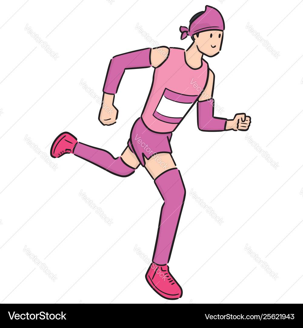 Man running Man running vector image