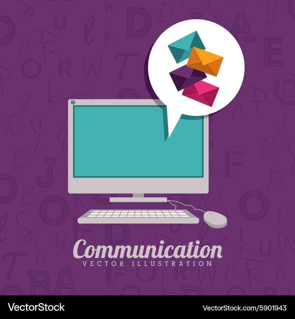 Message design Vector Image